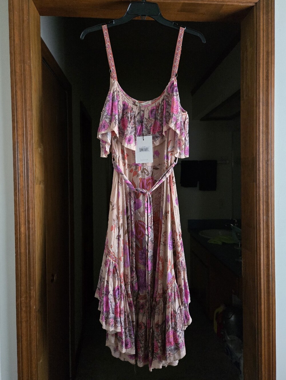 Spell Siren Song Strappy🩷🧡 Flamingo SZ XL NWT - Picture 4 of 15